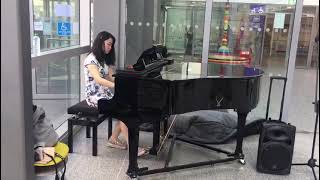 Music  The Royal London Hospital  Meng Xu returns to play piano for patients staff and visitors [upl. by Esertal469]