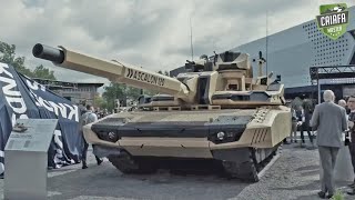 KNDS Eurosatory 2024  Estande Ascalon 120 Ascalon 140 LeClerc Evolution CAESAR Griffon Jaguar [upl. by Morton]