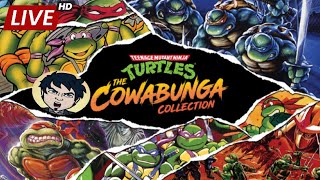 Retro Games Of My Days TMNT The Cowabunga Collection  LIVE [upl. by Nyad]