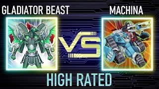 Gladiator beast vs Machina  High Rated  Edison Format  Dueling Book [upl. by Dot797]