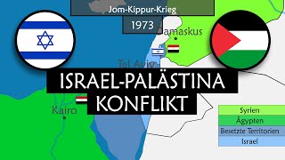 Die Geschichte von Palästina und Israel  Zusammenfassung auf einer Karte [upl. by Hasina]