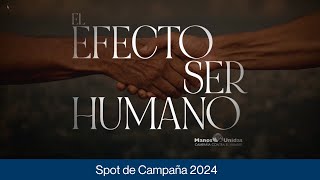 El efecto ser humano Spot TV 2024  Manos Unidas [upl. by Elatan806]