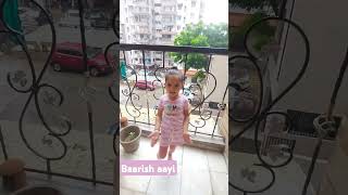 Baarish aayi cham cham cham  Hindi Rhymes  by Drisana Patel [upl. by Estrellita238]