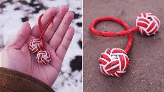 Make a Stitched Turks Head Knot Begleri Tutorial  Skilltoy [upl. by Yenffad]