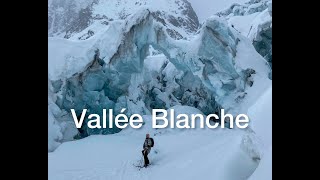 Skiing the Vallée Blanche  Mont Blanc Chamonix [upl. by Zucker]