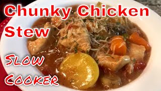 Best Slow Cooker Chicken Stew Recipe  Crockpot Chicken Stew [upl. by Nowd]