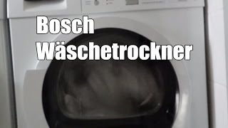 Bosch Trockner WTW86362 Wärmepumpentrockner Test [upl. by Ardnovahs]