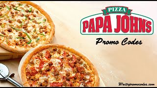 papa johns promo codes 50 off entire meal [upl. by Adirem]