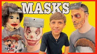 Which Mask at Spirit Halloween 2024  DampD Family Vlogs [upl. by Ahsiet]