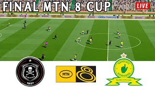 🔴ORLANDO PIRATES vs MAMELODI SUNDOWNS FOOTBALL GAMEPLAY ⚽ FINAL MTN 8 CUP 2023 LIVE TODAY [upl. by Vyner381]