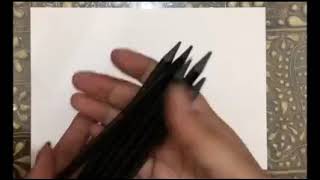 How to draw with Woodless Graphite Pencils  Sticks   Pencil shading [upl. by Diao]