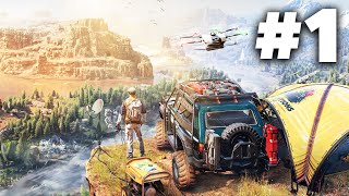 EXPEDITIONS A MudRunner Game Gameplay Walkthrough Part 1  Little Colorado [upl. by Kenwrick]