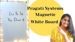 Pragati Systems Magnetic Whiteboard Unboxing amp Detailed Review  2x3 Feet  For Home Office amp School [upl. by Ainollopa]