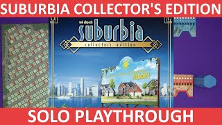 Suburbia Collectors Edition with Nightlife Expansion  Solo Playthrough  slickerdrips [upl. by Cutcliffe456]