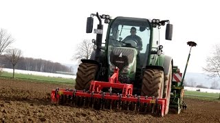 FENDT 516 VARIO  HAFER SÄEN  CASE  AMAZONE  Schlepperfahrer718 [upl. by Conlen]