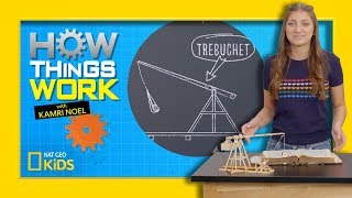 How Trebuchets Work  How Things Work with Kamri Noel [upl. by Ahsaenat524]