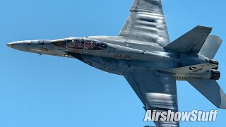 VFA106 F18 Super Hornet MiniDemo  Key West Airshow 2023 [upl. by Renrut]