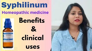 Syphilinum Homeopathic medicine uses in hindi  Complete drug picture  Syphilinum 30 uses in hindi [upl. by Georas213]