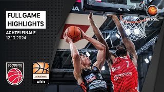 Bamberg Baskets vs ratiopharm ulm  Full Game Highlights  BBL Pokal Achtelfinale [upl. by Geaghan]