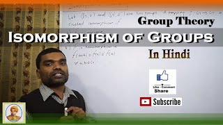 Group Theory  Isomorphism of Groups in Hindi [upl. by Milinda623]