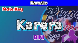 Karera by BINI Karaoke  Male Key [upl. by Suicul]