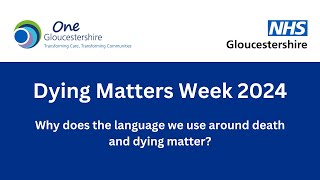 Dying Matters Week 2024  Why does language matter [upl. by Amleht]