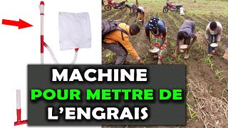 MACHINE AGRICOLE Petite machine incroyable pour mettre de lengrais rapidement Epandeur dengrais [upl. by Traweek409]