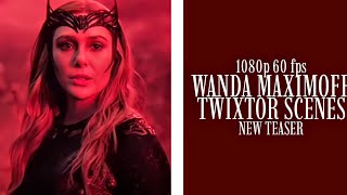 Wanda Maximoff  Twixtor Scenes  New Trailer Multiverse Of Madness [upl. by O'Connor]