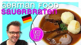 SAUERBRATEN for the first time  German Food [upl. by Renrut]