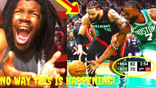 WTF AM I WATCHING RIGHT NOW CELTICS VS HEAT GAME 2 HIGHLIGHTS REACTION 2024 [upl. by Kruter]