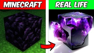 Minecraft Blocks In REAL LIFE [upl. by Elpmet]