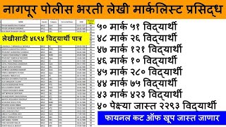 Police bharti cut off 2024  nagpur police bharti ground 2024  nagpur police bharti cut off 2024 [upl. by Enetsirhc]