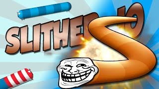 Slitherio  KRIEG DER WÜRMER Funny Moments  DeutschGerman [upl. by Larred]