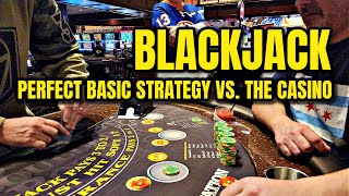 Blackjack  1000 VS Vegas Using Perfect Basic Strategy [upl. by Marie-Jeanne]