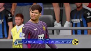 🇪🇺 Brujas vs Dortmund 🇪🇺  Champions League 2024Fase De LigaJornada 11ER TIEMPO EA SPORTS FC 24 [upl. by Marna]