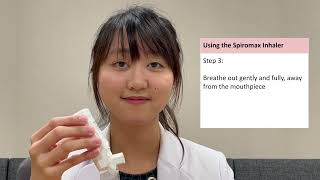 Asthma Inhalers How to Use A Spiromax [upl. by Retla]