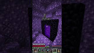 most random nether portal ever shorts minecraft [upl. by Chemarin]