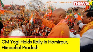 CM Yogi Holds Rally in Hamirpur Himachal Pradesh  BJPs Campaign for 2024 LS Polls  NewsX [upl. by Noled]