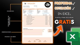 SORPRENDE A TUS CLIENTES CON EXCEL crea una cotización de tus productos en Excel  PLANTILLA GRATIS [upl. by Efron143]