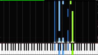 Tokyo Ghoul Licht und Schatten PIANO TUTORIAL Cover Synthesia [upl. by Reid858]