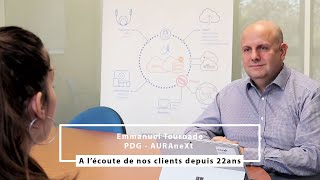 Interview Emmanuel TOURNADE PDG d’AURAneXt  la technologie SD MPLS [upl. by Atul]