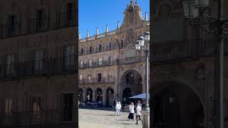 The most beautiful square in Spain Plaza Mayor de Salamanca [upl. by Annayrb371]