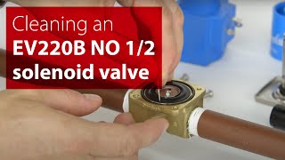 How to clean inside a Danfoss EV220B NO 12 solenoid valve  Stepbystep instructions [upl. by Tloc]