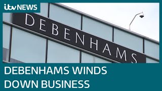 Debenhams to start winding down putting 12000 jobs at risk  ITV News [upl. by Aihsei]