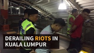 Derailing riots in Kuala Lumpur [upl. by Portingale307]