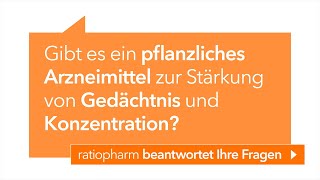 Gedächtnisprobleme Können Sie vergessen Ginkobil® ratiopharm 120 mg Filmtabletten [upl. by Ahsekyw]