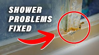 Fix Moldy Leaky Shower Doors Fast with One Quick Installation from MY Shower Door [upl. by Dredi493]