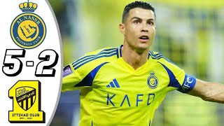 Al Ittihad vs Al Nassr 21  All Goals amp Highlights  2024 alittihad alnassr ronaldo [upl. by Aniroz236]