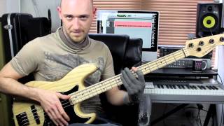 Slap Bass Lesson  BeginnerIntermediate  with Scott Devine L74 [upl. by Aidnac]