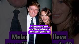 Melania nunca lleva un anillo de bodas del décimo aniversario de 10 millones de dólares [upl. by Alleyne]